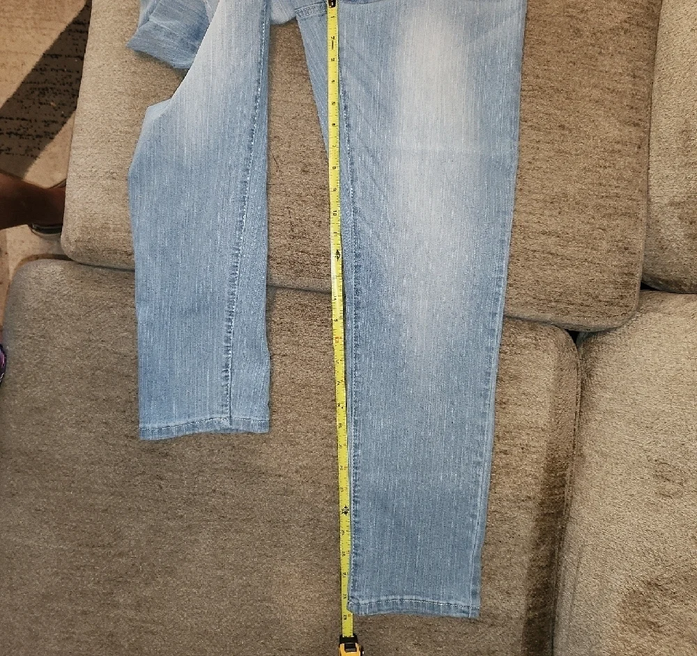 Reign Light Blue Straight Leg Jeans